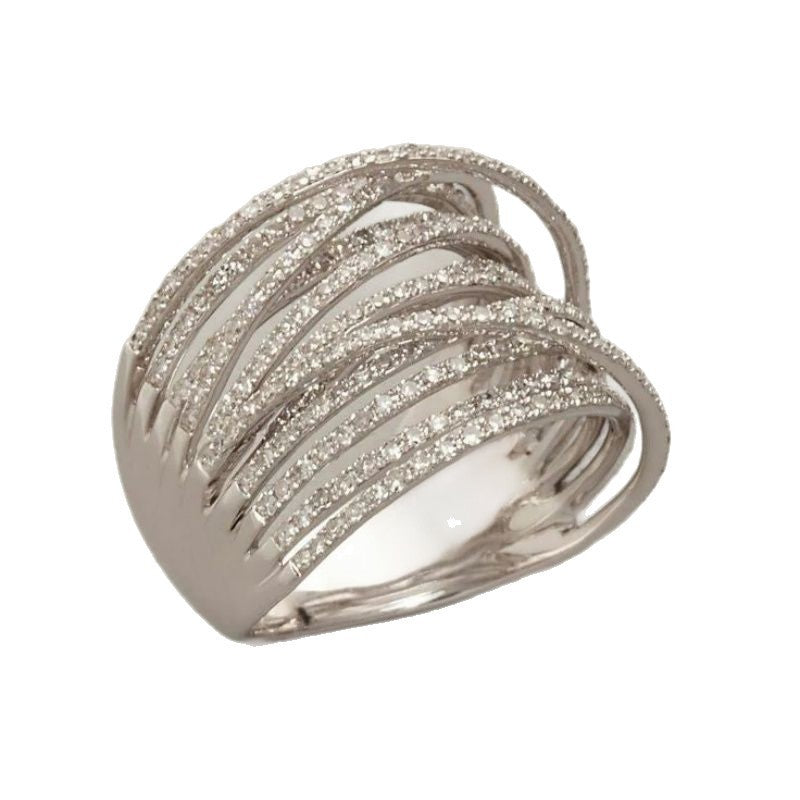 New Fashion Personality Affordable Luxury High Sense Multilayer Ring Jewelry & Accessories