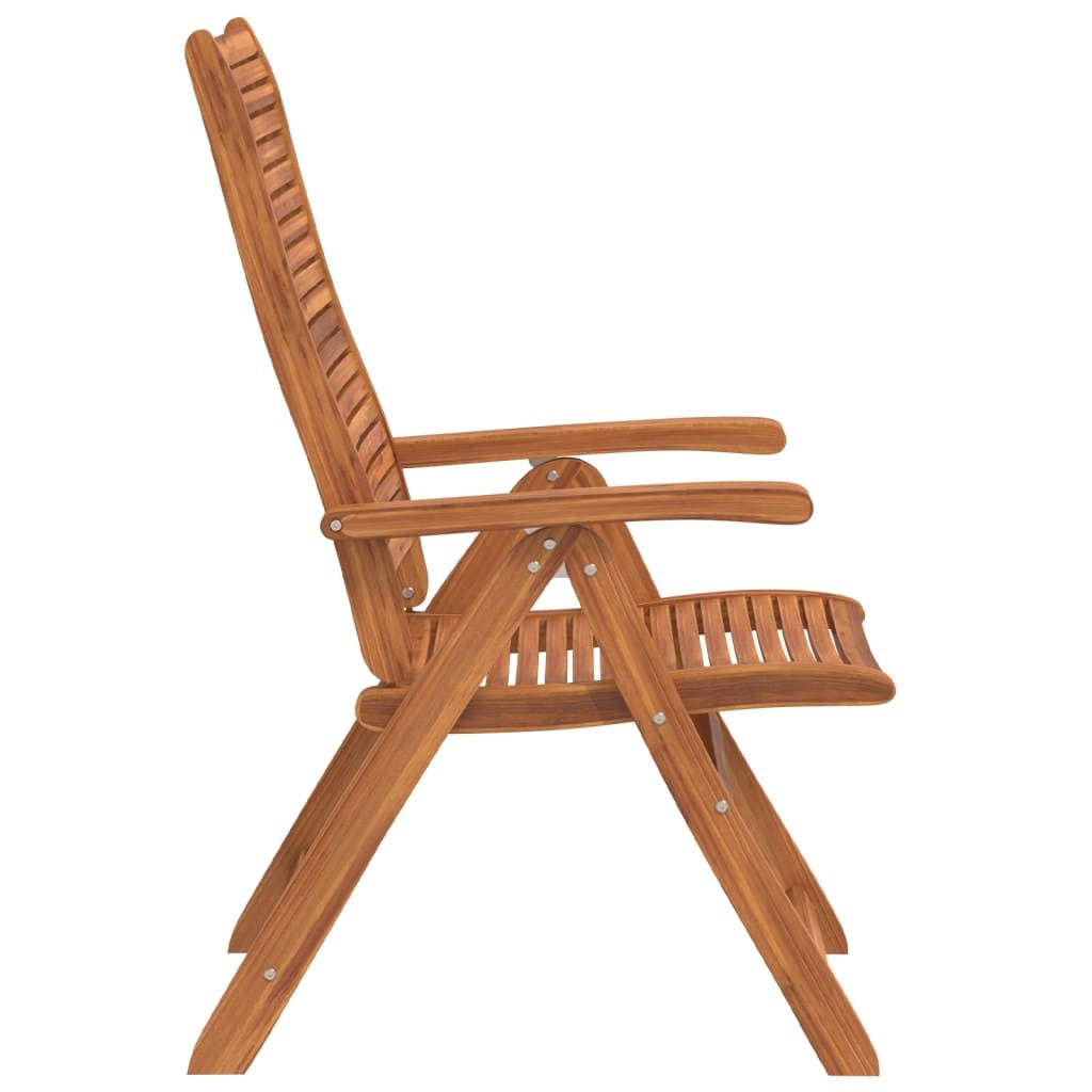 vidaXL Scaune grădină rabatabile 8 buc. 56x72x107 cm lemn masiv acacia
