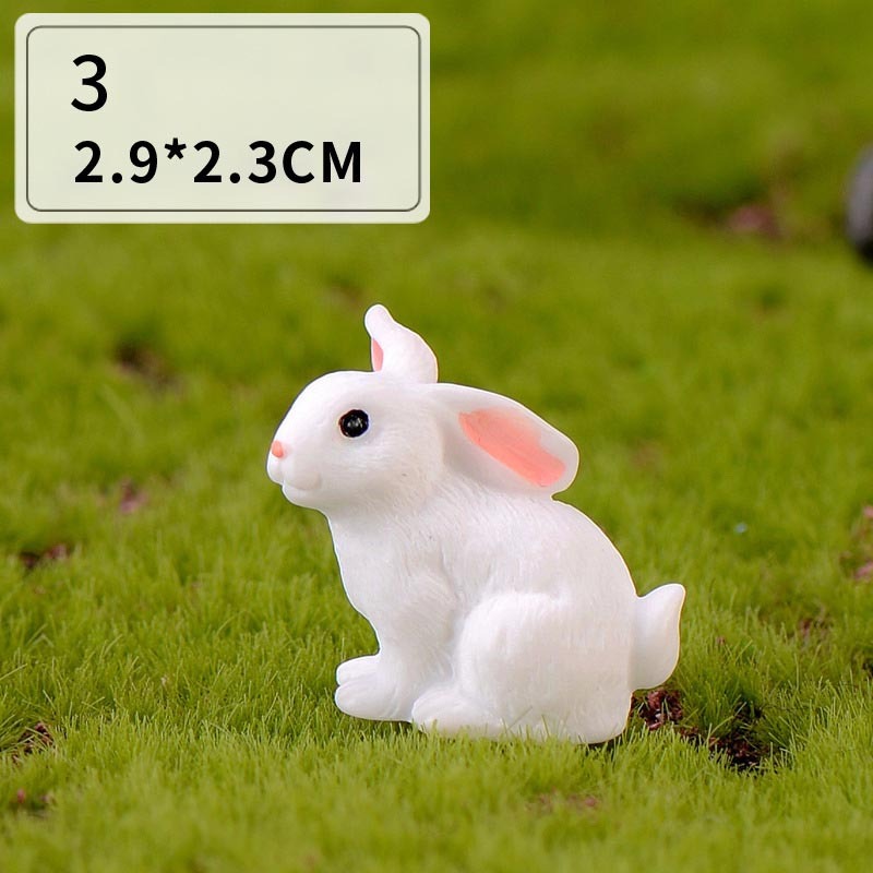 Cute Rabbit Micro Landscape Home Ornaments