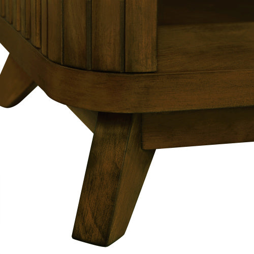 Table basse rectangulaire en bois