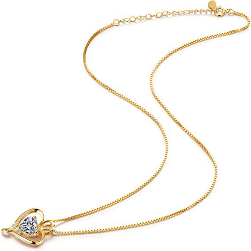 Korean Style Korean Version Box Chain Lock Bone Chain Necklace Jewelry & Accessories