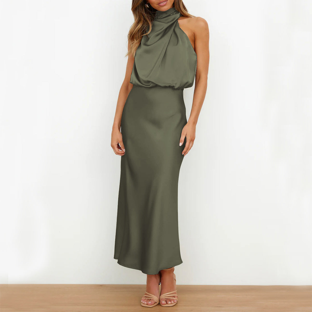 Summer Sleeveless Dress Ins Fashion Elegant Evening Party Club Clothing For Women's Garments Apparel / Clothing