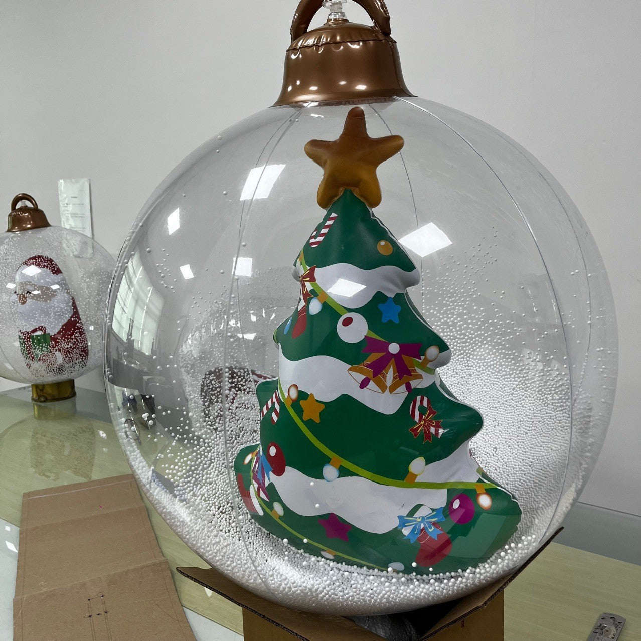 Inflatable Christmas Ball Hanging Crafts Home Ornaments