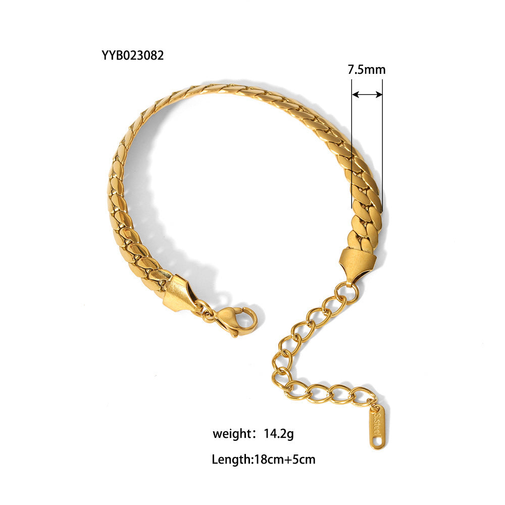 Stainless Steel Ornament Bracelet Female Jewelry/Accessories