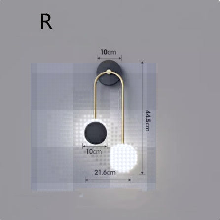 Wall Lamp, Bedside Lamp, Free Wiring Aisle Lamp Lighting Home Essentials
