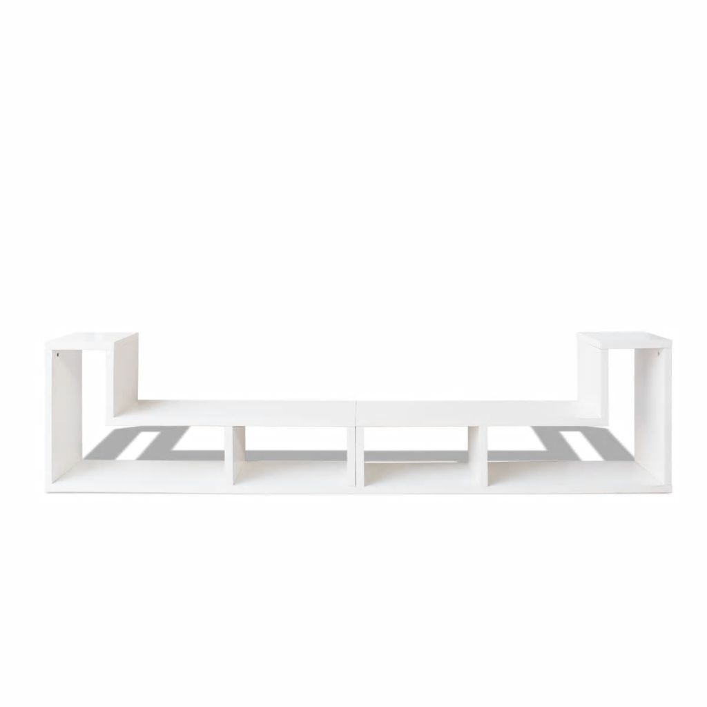 vidaXL TV Cabinet Double L-Shaped White