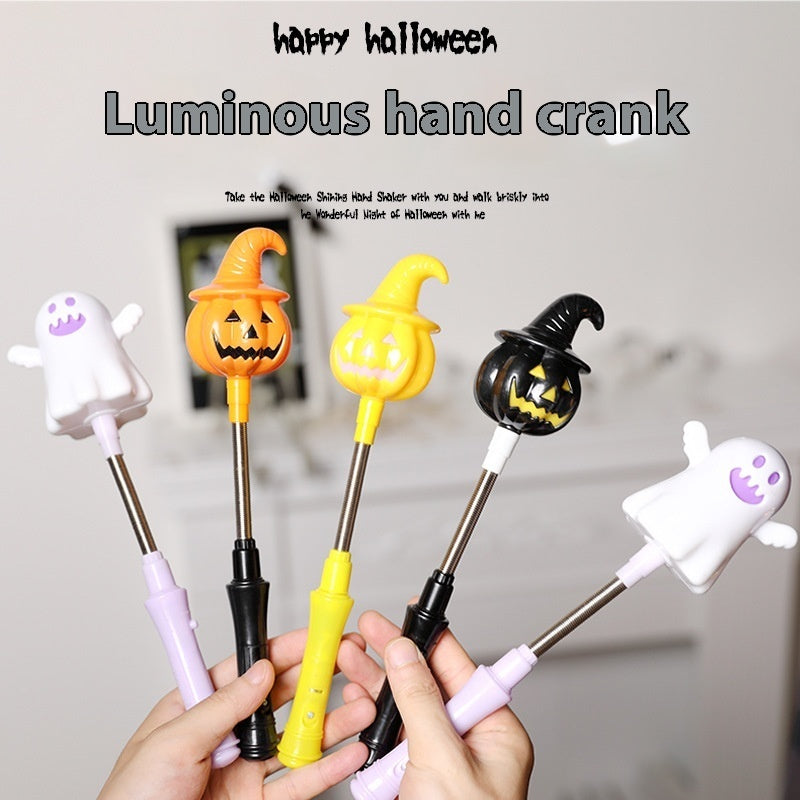 Halloween Decoration Pumpkin Lamp Children's Toy Hand Stick Props Home Ornaments