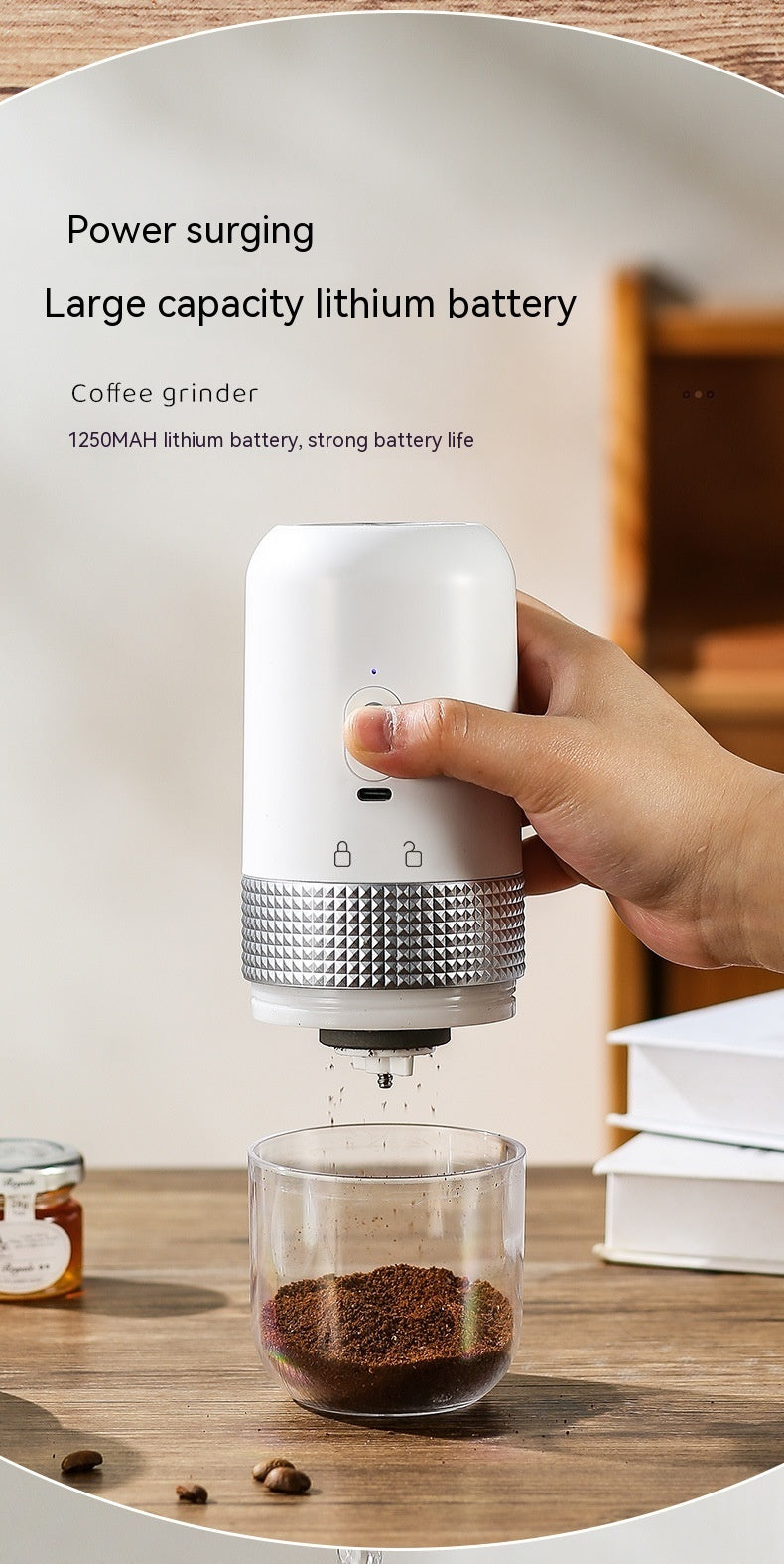 Electric Coffee Grinder Household Small Automatic Appliances Home Essentials