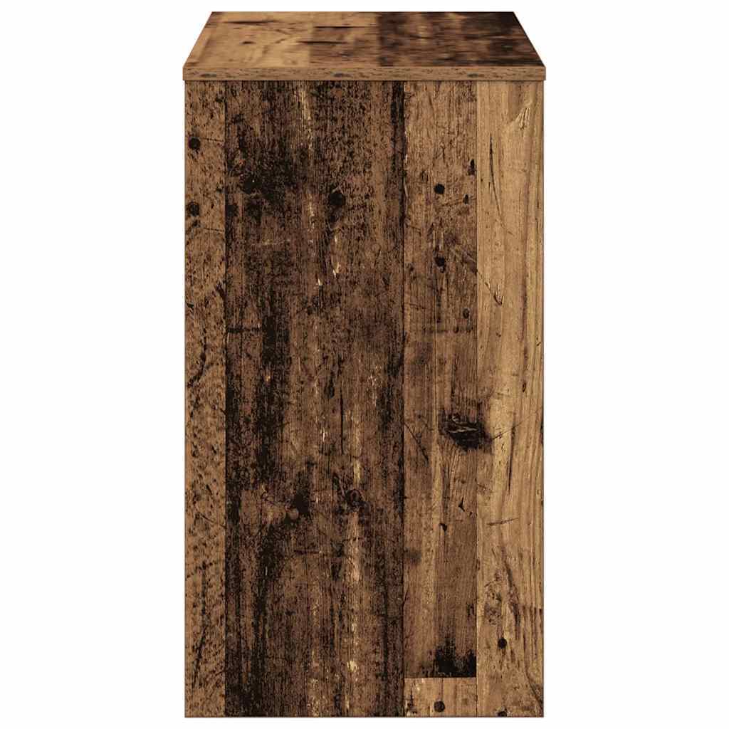 vidaXL Pisalna miza iz starega lesa 90x40x72 cm Izoblikovan les