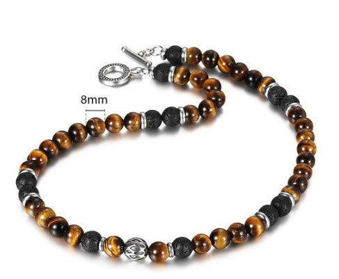 Amazon Stone Tiger Eye Stone Bracelet Necklace 108 Buddha Beads Lotus Bracelet Jewelry & Accessories