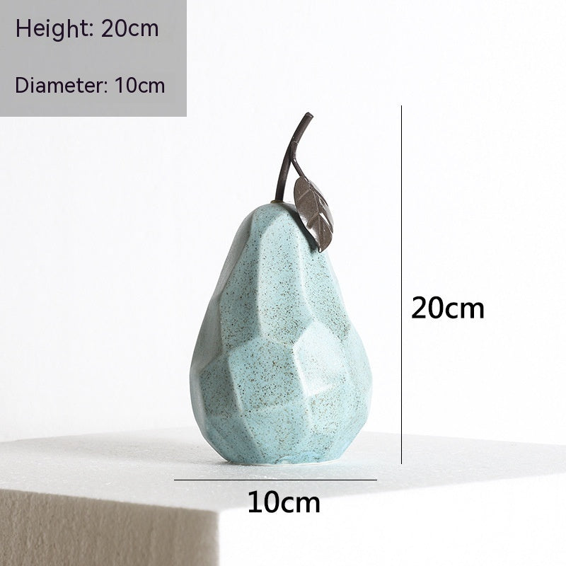 Ceramic Pear Simple Home Craft Ornaments