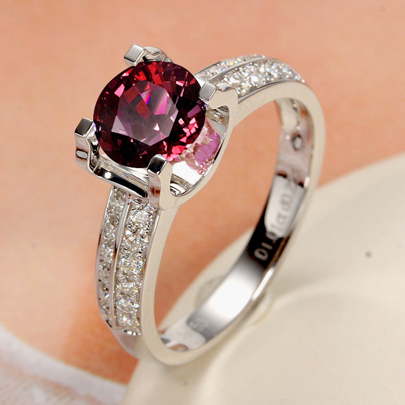 Moissanite Temperament Open Ring For Women Jewelry & Accessories
