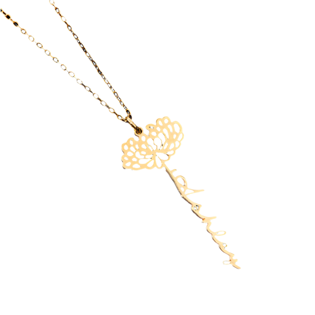Stainless Steel Necklace December Flower Necklace Jewelry/Accessories