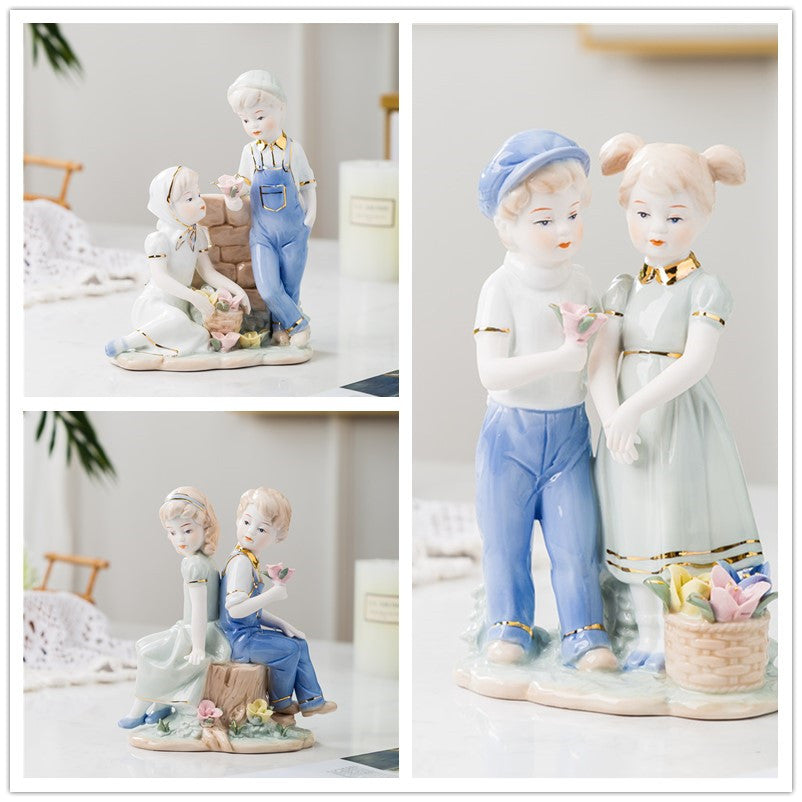 Ceramic Figures Home Decoration Handicraft Home Ornaments