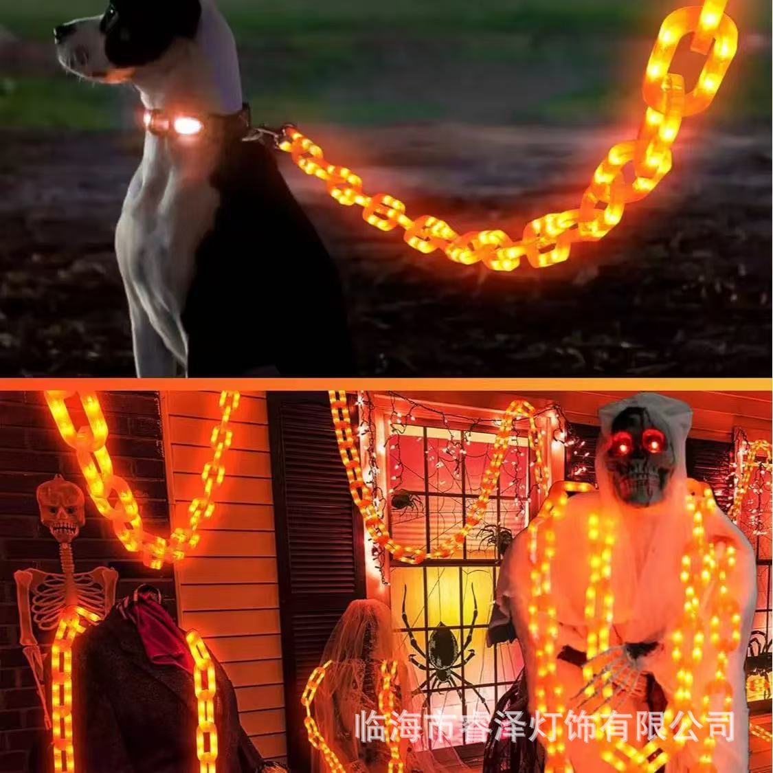 LED Waterproof Battery Box Halloween Decoration Atmosphere Lighting Chain Home Ornaments