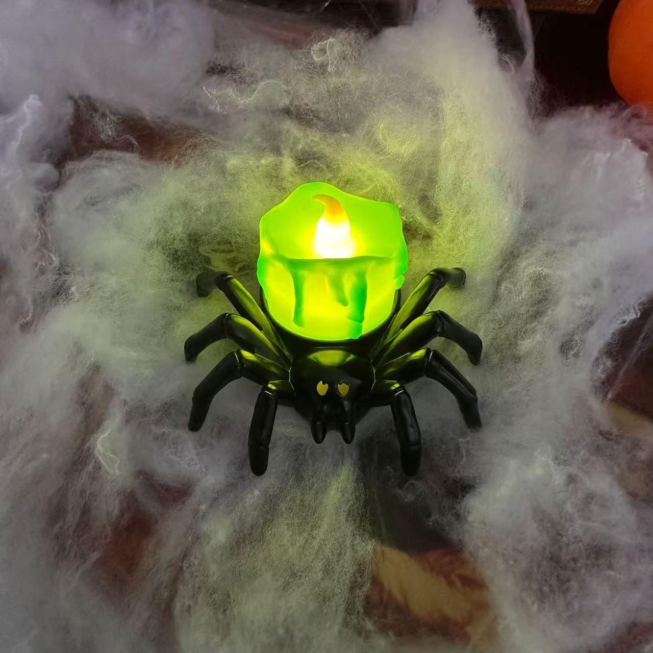Halloween Decoration Spider Night Lights Party Supplies Decoration Props Bar, Haunted House, Horror Party Accessories Home Ornaments