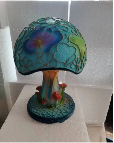 Colored Glass Plant Series Desk Lamp Lighting Home Essentials