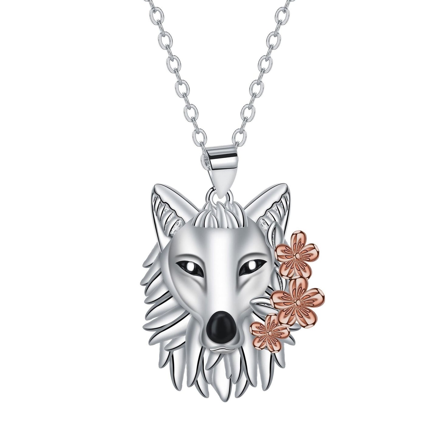 Retro Domineering Wolf Head Necklace European And American Personalized Trendy Jewelry Jewelry/Accessories