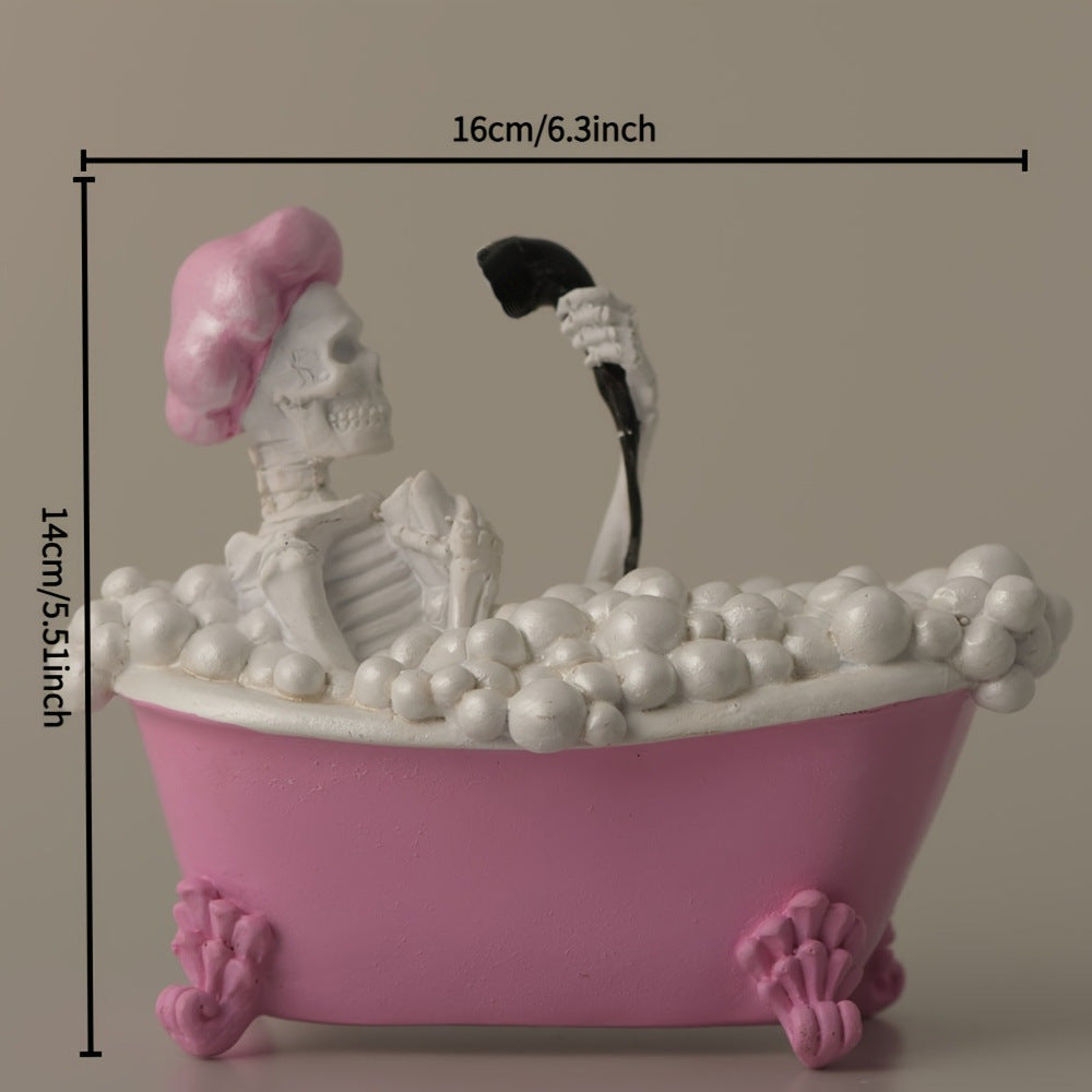 Bath Female Ghost Bathtub Statue Resin Decorations Home Ornaments