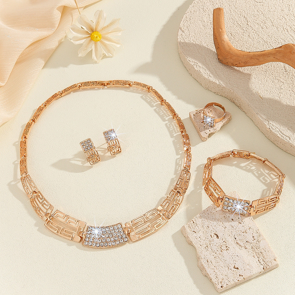 Women's Affordable Luxury Fashion Alloy Jewelry Set Jewelry/Accessories