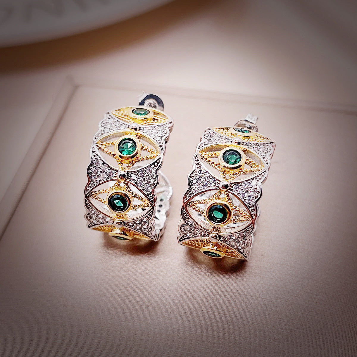 Women's Fashion French Italian Retro Stud Earrings Jewelry/Accessories