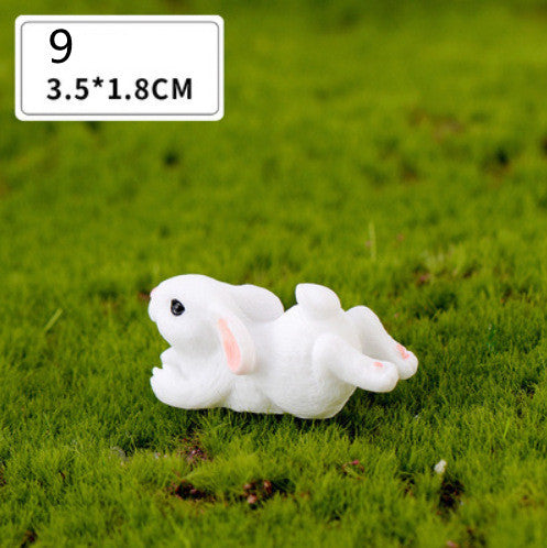 Cute Rabbit Micro Landscape Home Ornaments