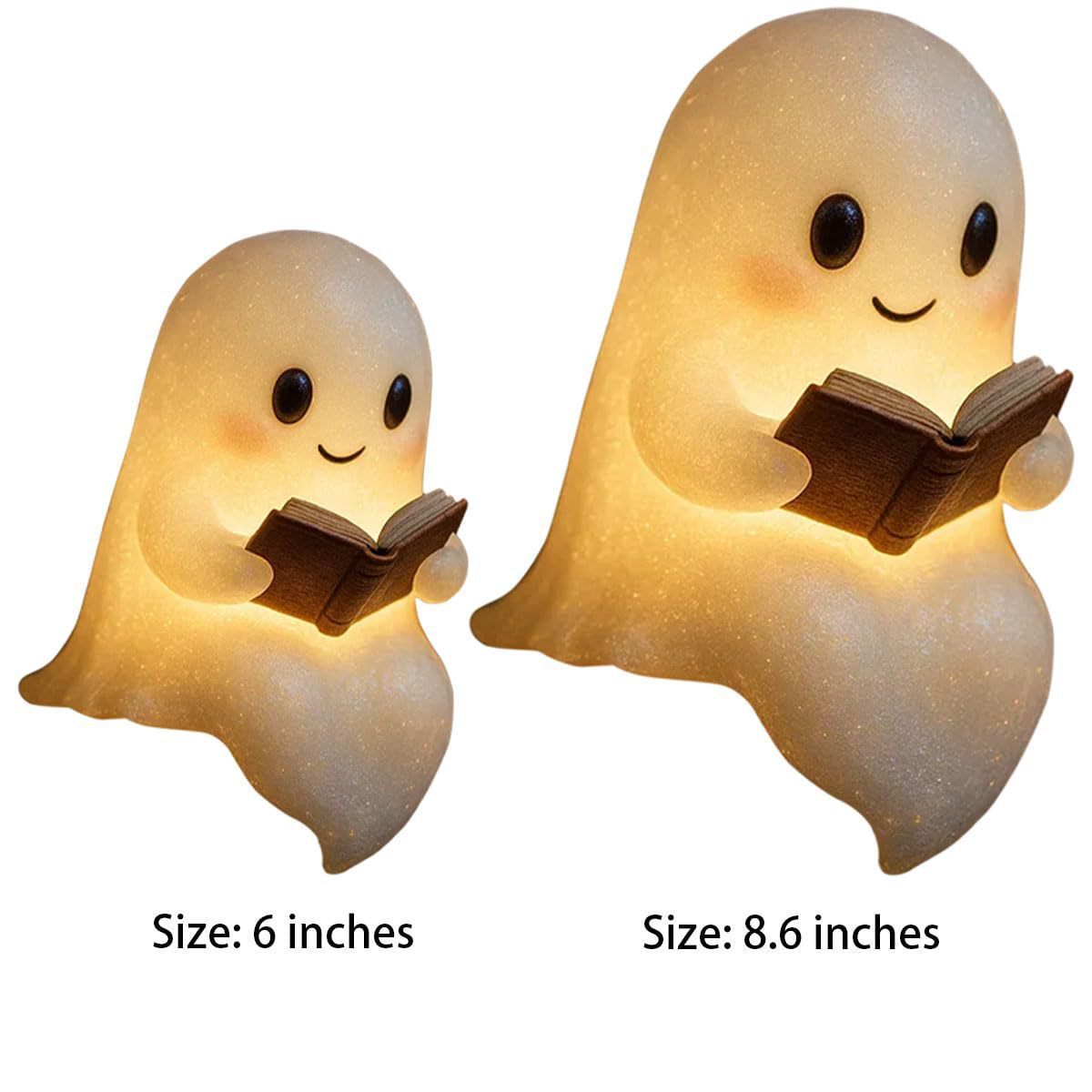 Cute LED Ghost Night Light Children's Nightlight Gift Bedside Sleep Lamp Halloween Decorations Lovely Ghost Lamp Warm Light Home Ornaments