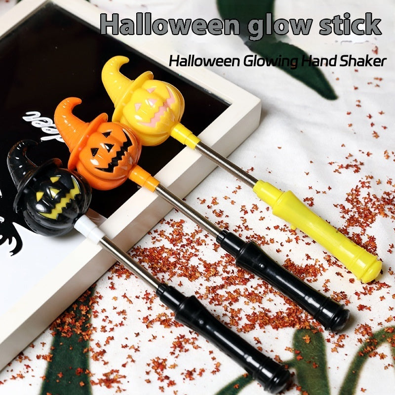 Halloween Decoration Pumpkin Lamp Children's Toy Hand Stick Props Home Ornaments