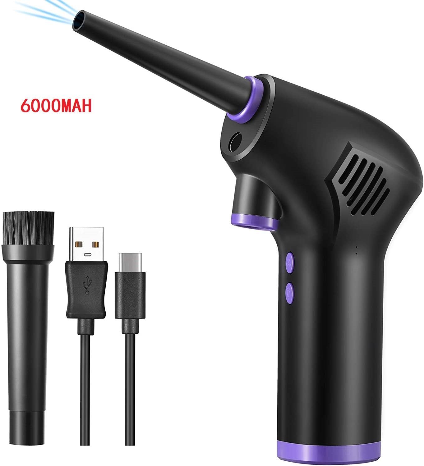 Cordless Air Duster Compressed Air Blower Electric Air Duster for Computer Keyboard Camera Cleaning Small Appliances Home Essentials
