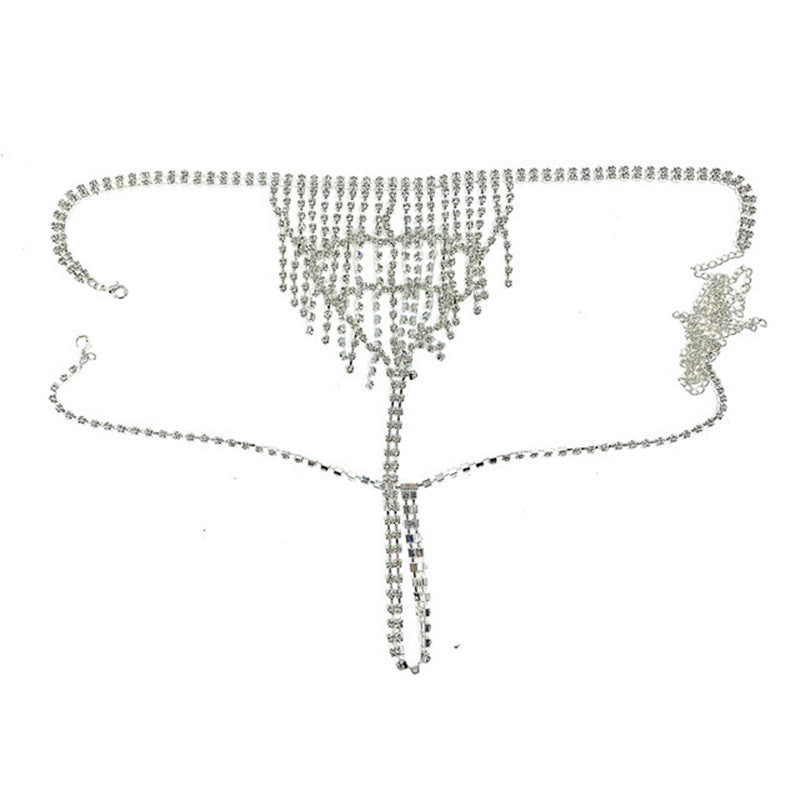 European And American Multi-layer Rhinestone Waist Chain Jewelry Rhinestone Jewelry/Accessories