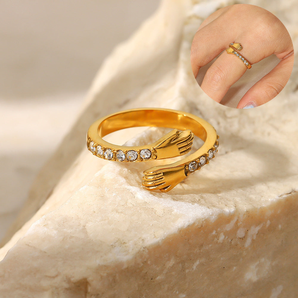 Amaryllis Exquisite Gold Ring Jewelry & Accessories