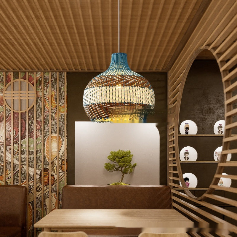 Hotel Restaurant Bamboo Lamp Corridor Lamp Handmade Lamp Lighting Home Essentials