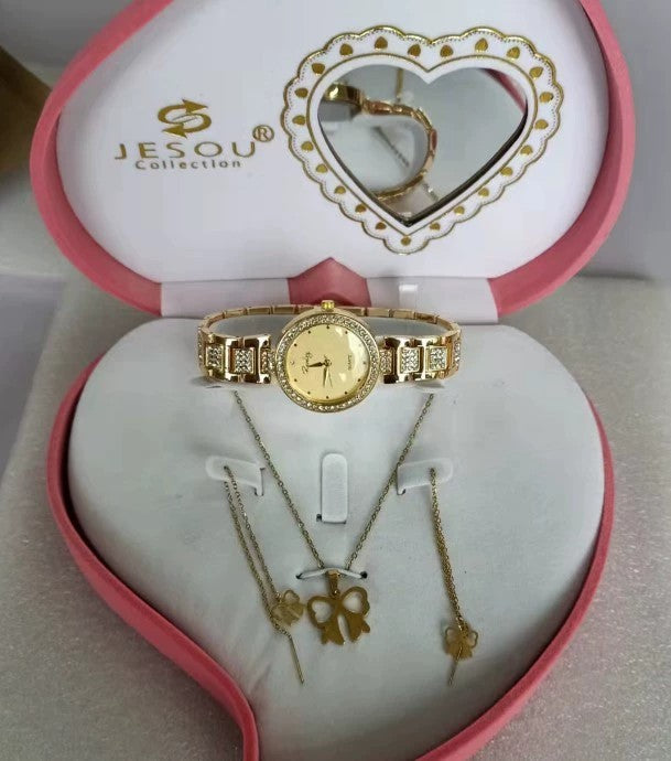 Coffret cadeau simple et exquis pour montre, collier et bijoux