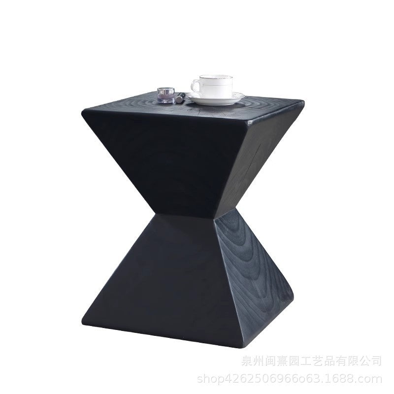 Ji Ji Feng Log Tea Table Creative Living Room Side Table Hotel Homestay Furniture