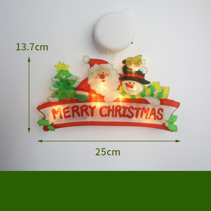 Christmas Decoration Lights Santa Snowman Elk Home Ornaments