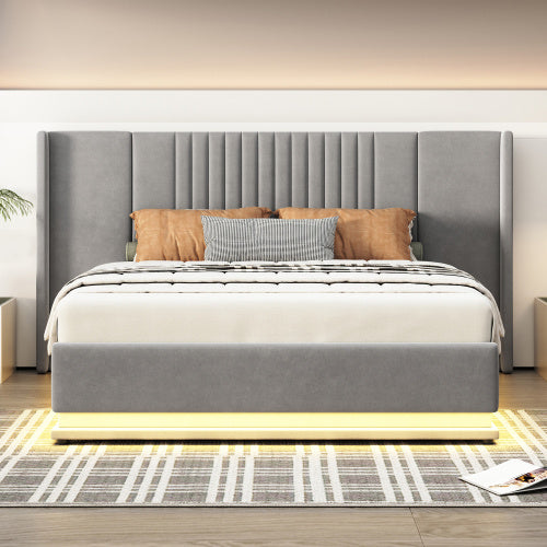 Fiberboard Double Bed Furniture