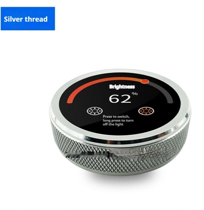 Knob Screen Round Display Small Household Appliances Central Control Audio Aluminum Alloy Home Essentials