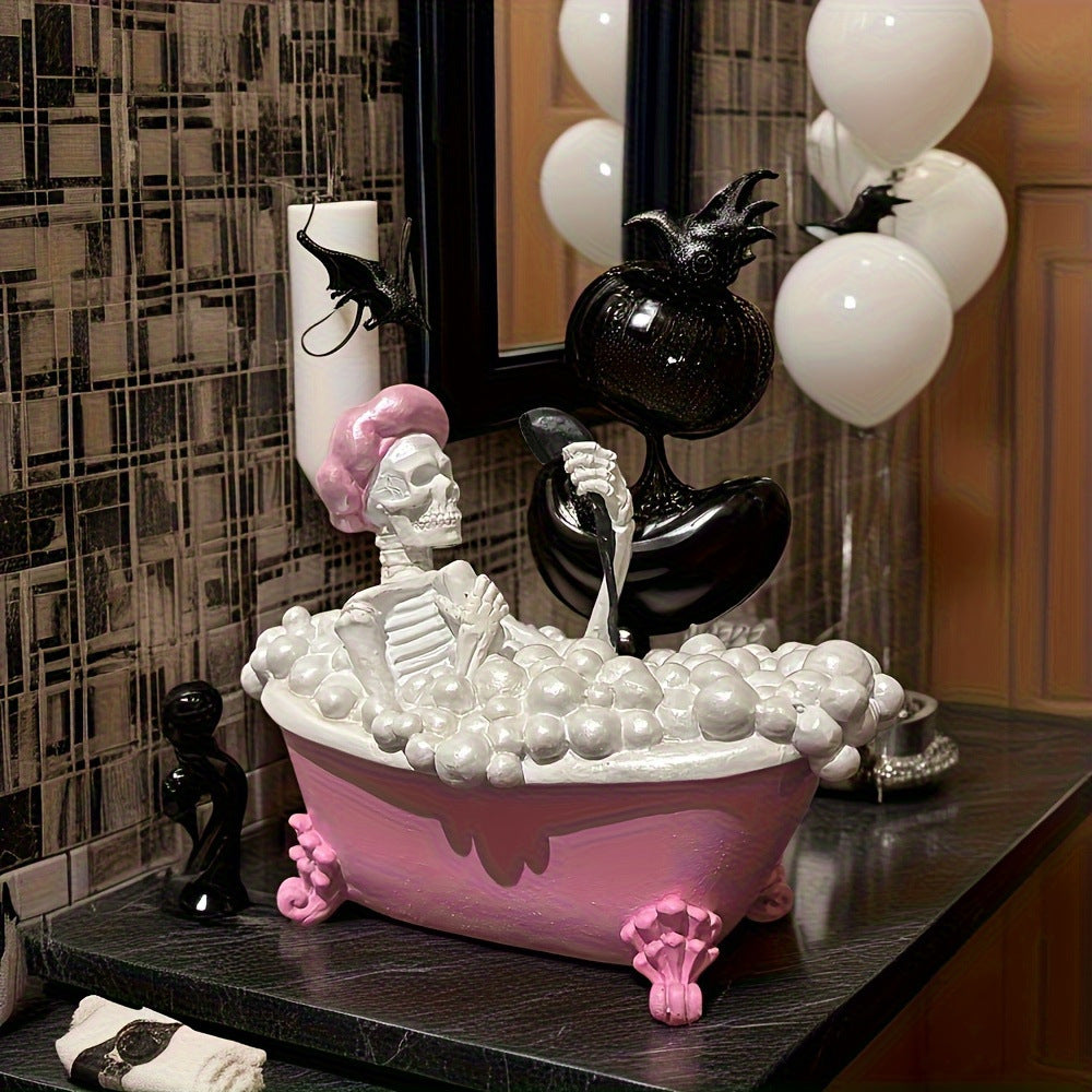 Bath Female Ghost Bathtub Statue Resin Decorations Home Ornaments