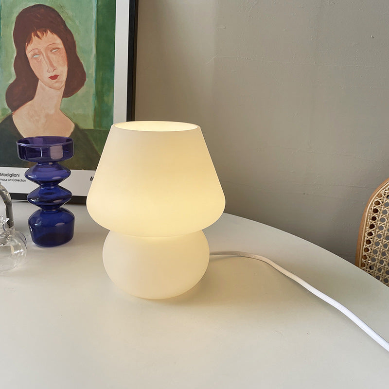 Bedside Lamp Glass Table Lamp Retro Bedroom Lamp Lighting Home Essentials
