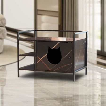 Cat Litter Box Furniture Hidden Litterbox Enclosures Furniture