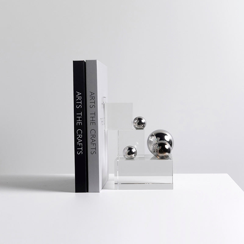 Nordic Crystal Ornaments With Balls For Home Geometric Ornaments