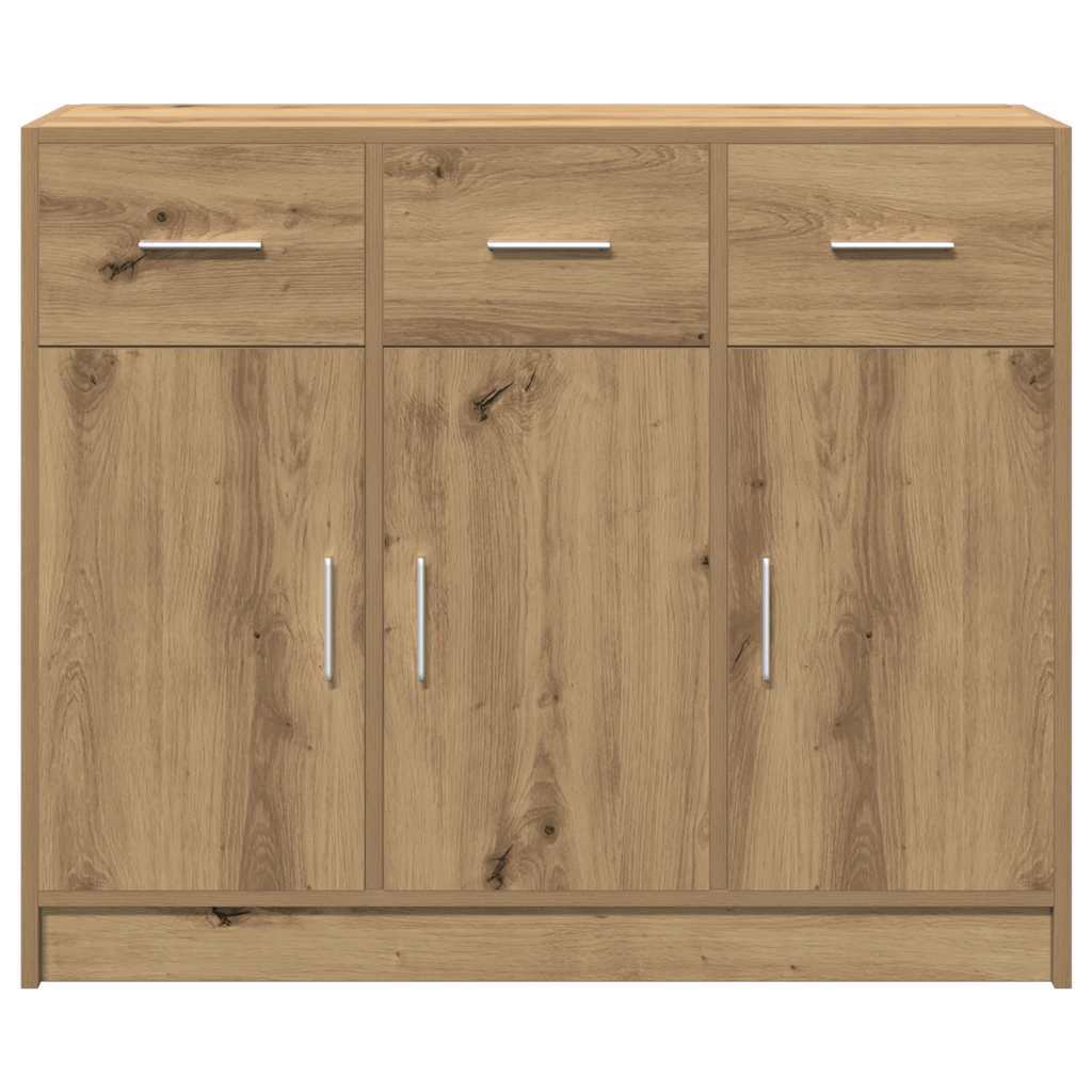 vidaXL puhvetkapp Artisan Oak 91x28x75 cm Engineered Wood