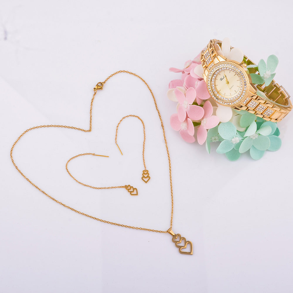 Coffret cadeau simple et exquis pour montre, collier et bijoux