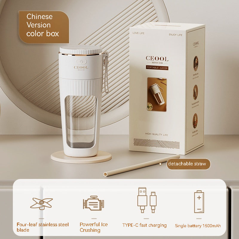 Portable And Multifunctional Electric Juicer Appliances Home Essentials