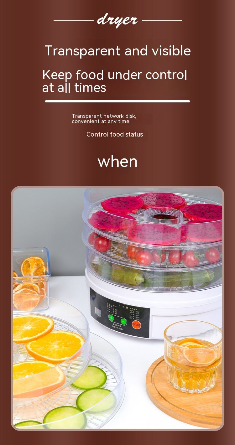 Household Fruit Dehydrator Food Small Foodstuff Dryer Appliances Home Essentials