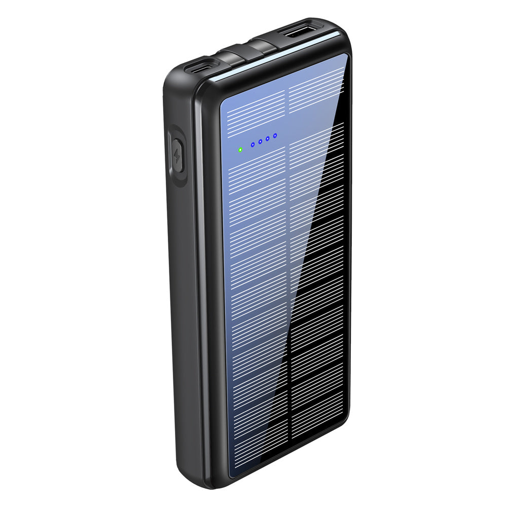 It Comes With Input And Output Dual-wire Solar Power Bank Appliances Home Essentials