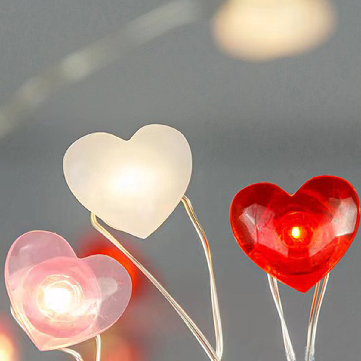 Love Rose Decorative Lamp – Holiday Ambience Light for Valentine's Day, Wedding, Anniversary & Home Decor