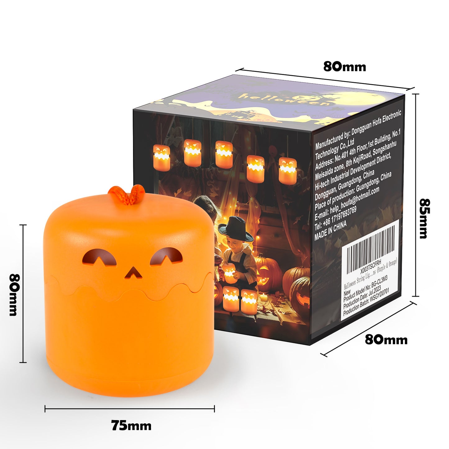 Halloween Pumpkin Lamp Foldable Portable Small Night Lamp Home Ornaments
