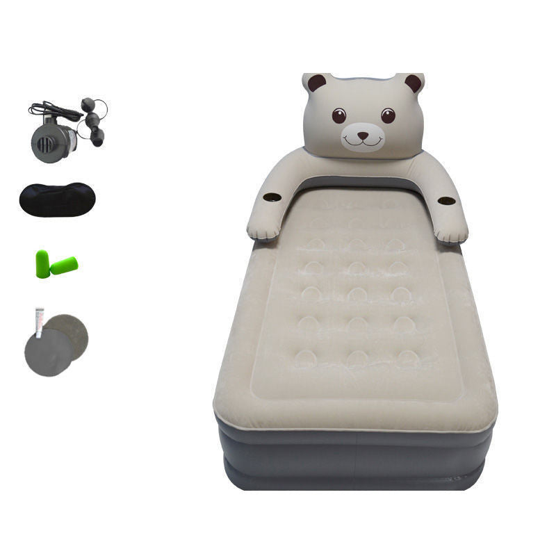 Elevated Household Double Automatic Cartoon Air Bed Furniture