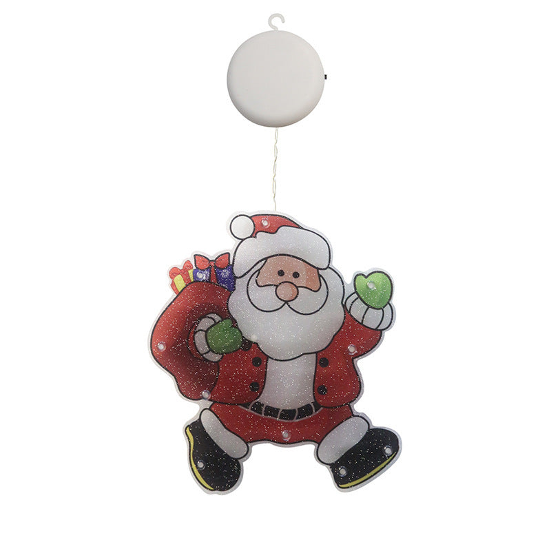Christmas Decoration Lights Santa Snowman Elk Home Ornaments